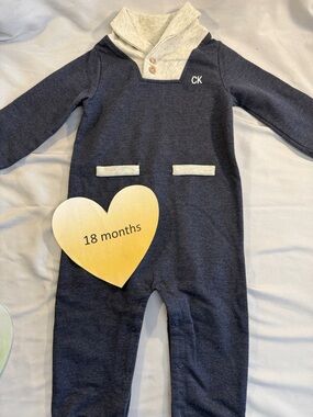 Calvin Klein Kids - NWOT - One Piece in Navy and Cream - Romper/Jumpsuit